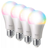 Kit 4 Lâmpadas Inteligente Led Bulbo 10w Rgb Smart Color - Elgin