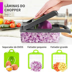 Cortador e Ralador de Legumes - Corte seguro™ 13 em 1