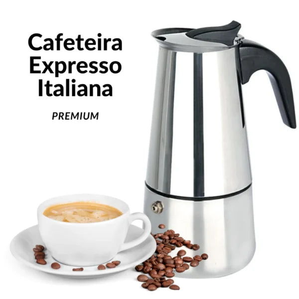 Cafeteira Italiana Aço Inox MASTER