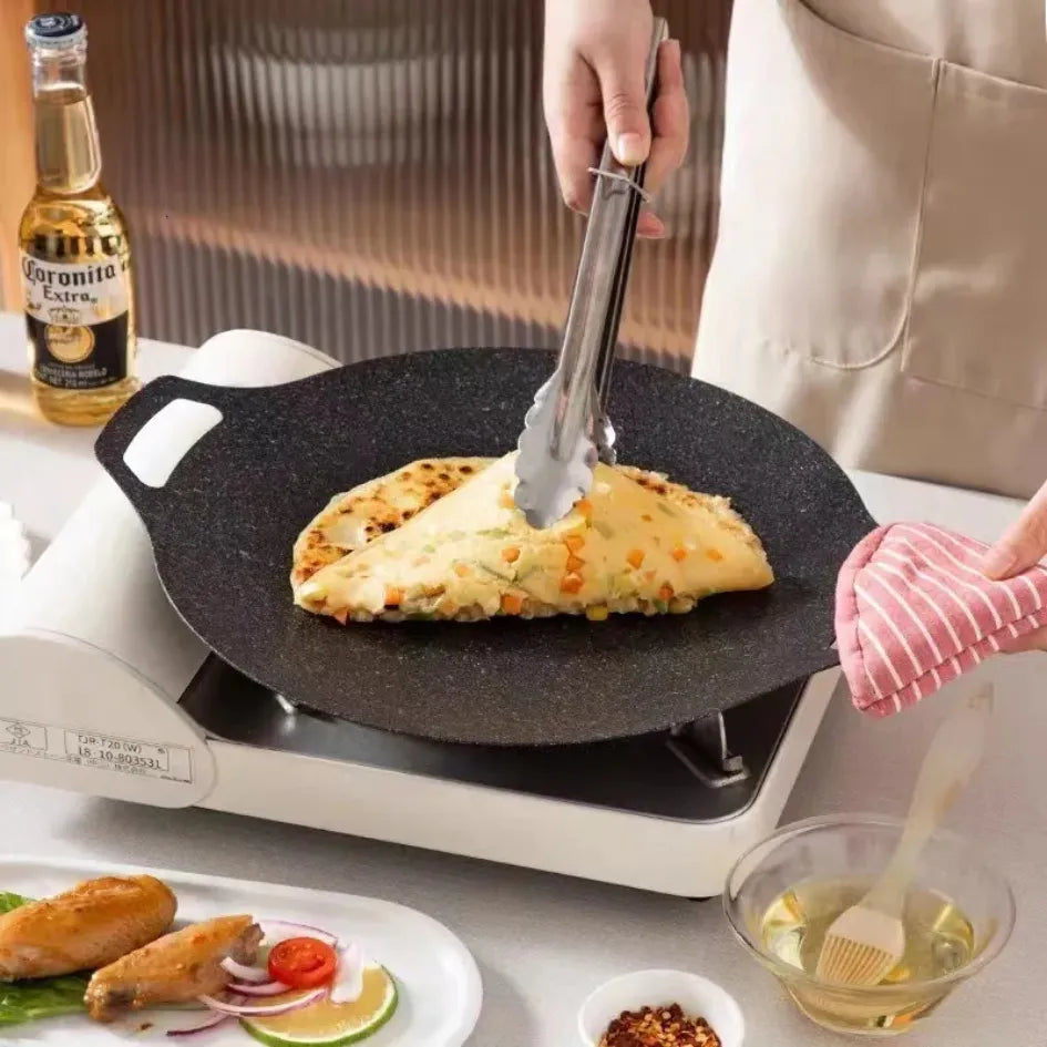 CookFlex™ – Frigideira de Pedra Vulcânica Antiaderente (Cozinhe sem Óleo e Sem Grudar Nada) - Frete Grátis!