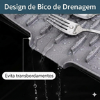 Tapete Escorredor com Dreno Inteligente - DryFlow™