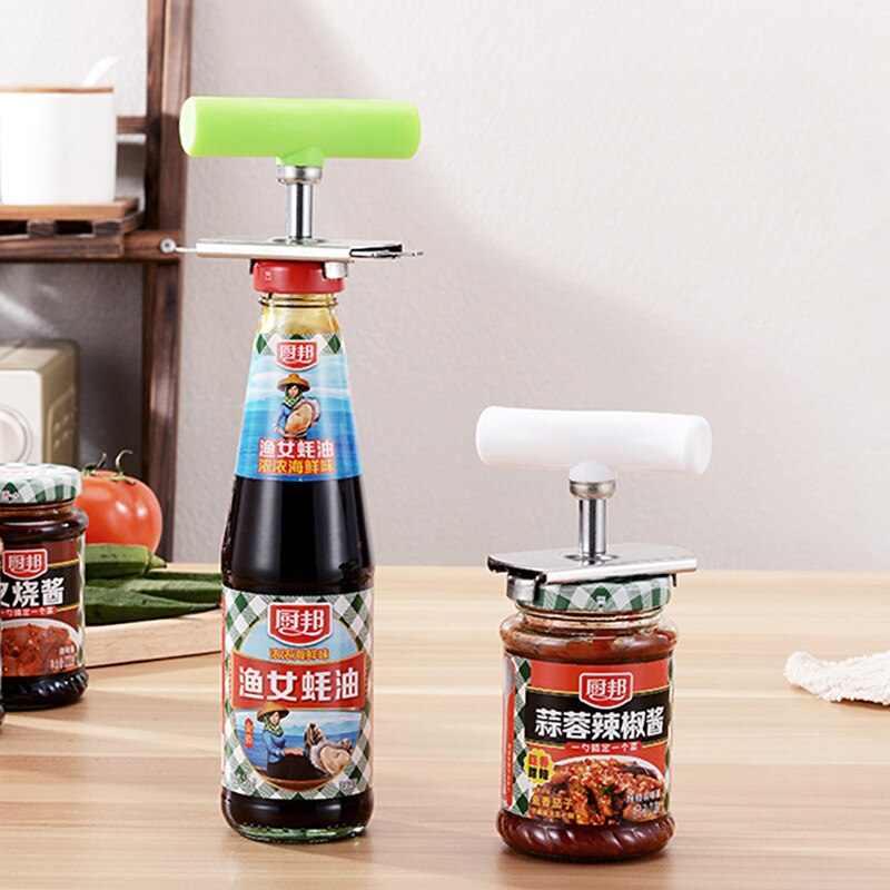 Abridor Master™ — Abridor Universal Ajustável Inox para Tampas de 3 a 9,5cm