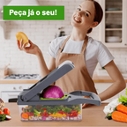 Cortador e Ralador de Legumes - Corte seguro™ 13 em 1