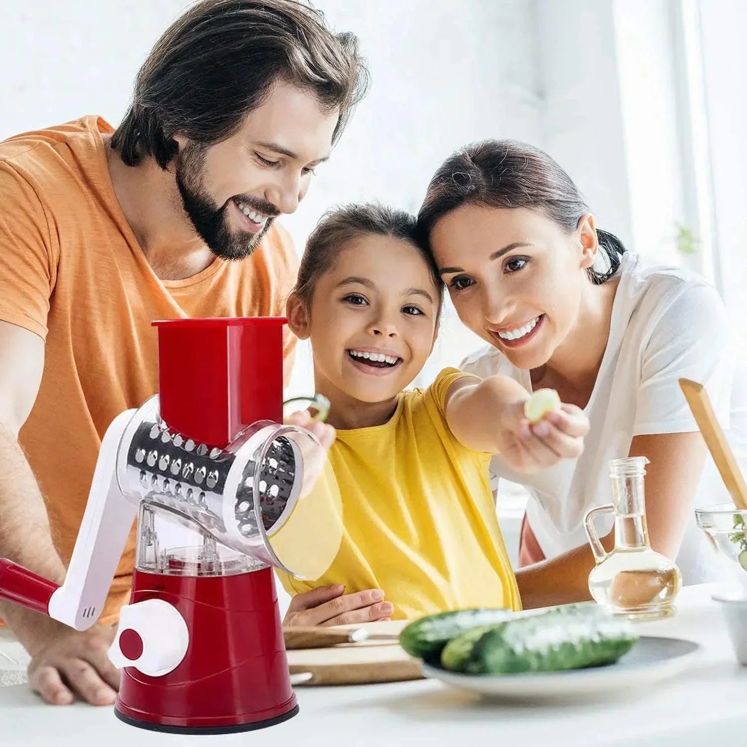 CortaFácil™ — Fatiador Multifuncional de Legumes com 3 Lâminas Inox