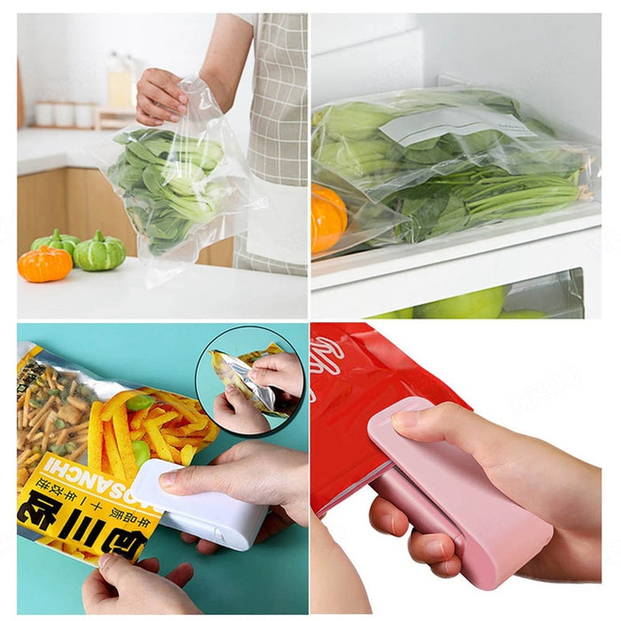 Veda Top™ — Mini Selador Elétrico Portátil para Embalagens e Sacos Plásticos