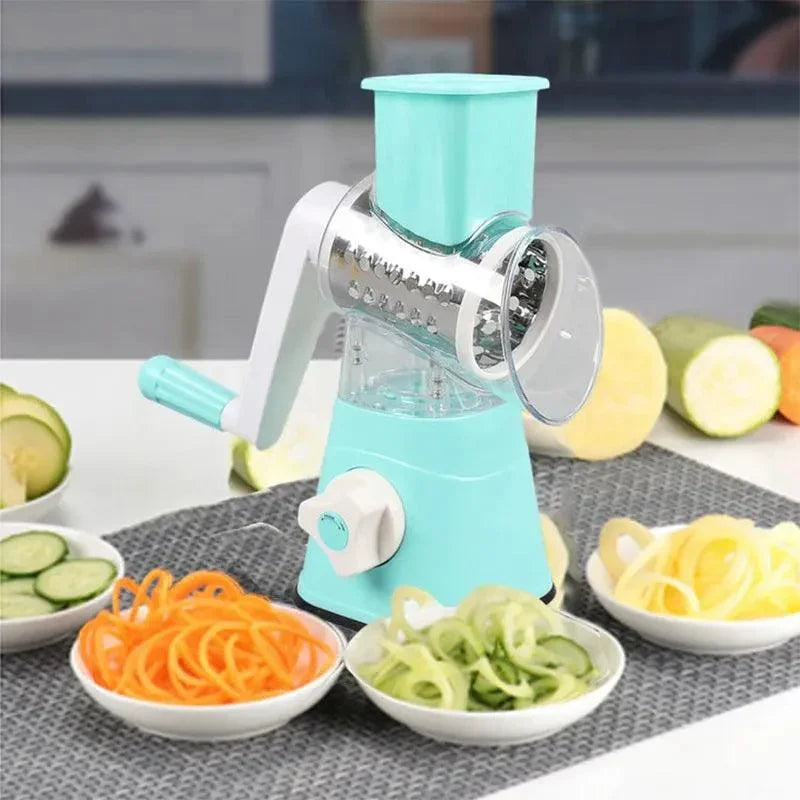 CortaFácil™ — Fatiador Multifuncional de Legumes com 3 Lâminas Inox