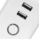Tomada Inteligente Com Alexa Duas Entradas Usb Wi-fi Smart