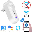 Tomada Inteligente Com Alexa Duas Entradas Usb Wi-fi Smart