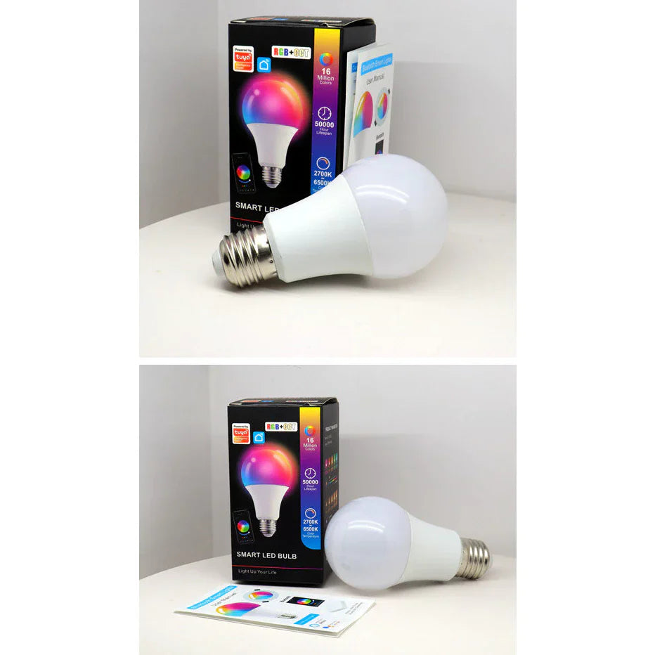 15W Lâmpada Inteligente Rgb Smart Life Tuya Para Alexa E Google Assistant