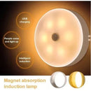 Lâmpada Inteligente Sem Fio Sensor Indução Recarregável Usb