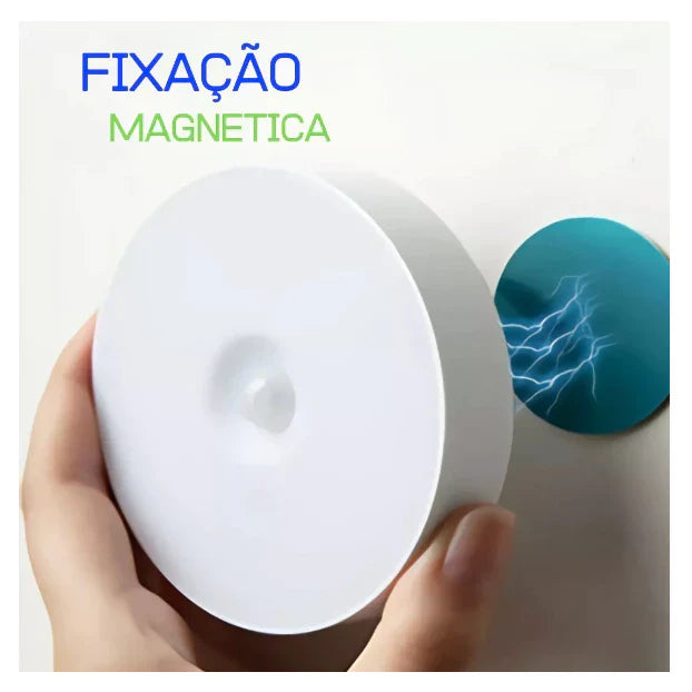 Lâmpada Inteligente Sem Fio Sensor Indução Recarregável Usb