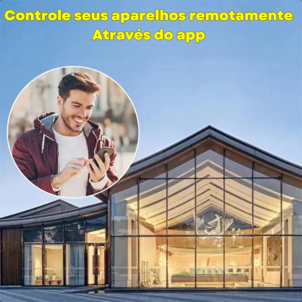 Tomada Inteligente Alexa Google Smart Wifi Automação Com 2 Entrada USB + 1 Entrada Tipo C Bivolt 16a