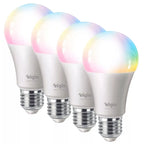 Kit 4 Lâmpadas Inteligente Led Bulbo 10w Rgb Smart Color - Elgin