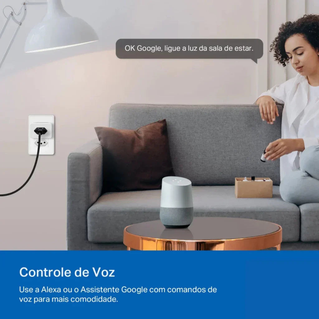 Tomada Inteligente Wifi Tapo P110 Bivolt 10A 2400W Branco TP-Link