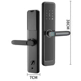 Fechadura Digital Inteligente com Impressão Digital e Teclado com Tag Wifi Moderna Bloqueio de impressões digitaisGM2501