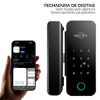 Fechadura De Porta Inteligente WiFi À Prova D'água Eletrônica De Impressão Digital Para De madeira IDALI LIFE