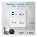 COIBEU Extensão elétrica Tomada inteligente Internet Wi-Fi Compatível Com Tuya Alexa Google Assistente 2 metros linha