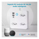 COIBEU Extensão elétrica Tomada inteligente Internet Wi-Fi Compatível Com Tuya Alexa Google Assistente 2 metros linha