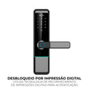 Fechadura Digital Inteligente com Impressão Digital com Tag Wifi Moderna Bloqueio de impressões digitais  IDALI LIFE