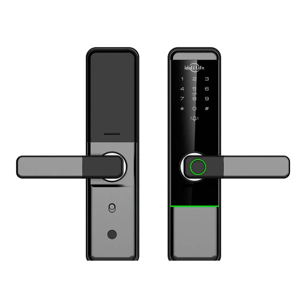 Fechadura Digital Inteligente com Impressão Digital com Tag Wifi Moderna Bloqueio de impressões digitais  IDALI LIFE