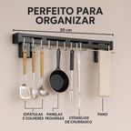 Suporte Organizador Smart Inox 8 em 1 - ORGANIZE SUA COZINHA