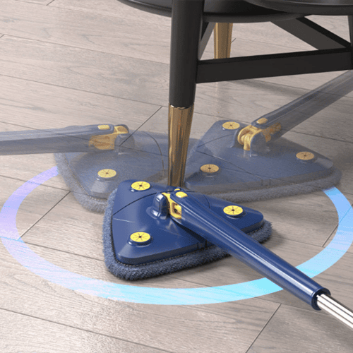 Clean Top 2.0™ — Esfregão Giratório 360° com Cabo 1,3m e Microfibra