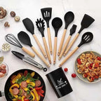 Kit Silicone Premium 12 Peças - Cozinhe Sem Riscar Suas Panelas | ÚLTIMOS KITS