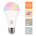 Kit 2 Lâmpadas Smart LED Inteligente 11W RGB WiFi Bivolt Compatível com Alexa e Google Assistant