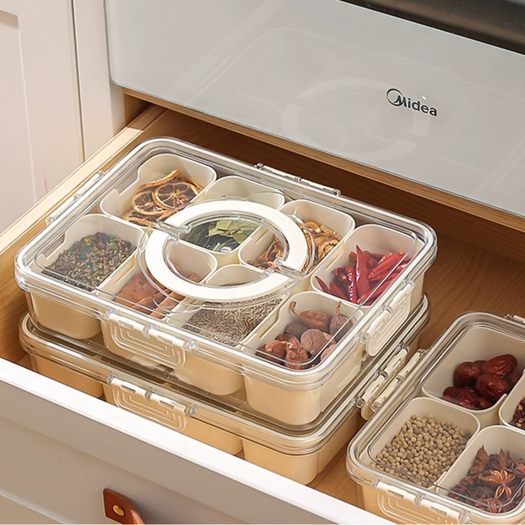 Organizador de Geladeira Premium com 8 Divisórias