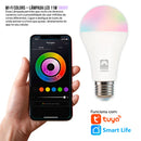 Kit 5 Lâmpadas Smart LED Inteligente 11W RGB WiFi Bivolt Compatível com Alexa e Google Assistant