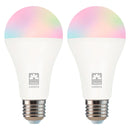 Kit 2 Lâmpadas Smart LED Inteligente 11W RGB WiFi Bivolt Compatível com Alexa e Google Assistant