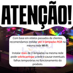 Kit 2 Lâmpadas Smart LED Inteligente 11W RGB WiFi Bivolt Compatível com Alexa e Google Assistant