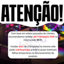 Kit 2 Lâmpadas Smart LED Inteligente 11W RGB WiFi Bivolt Compatível com Alexa e Google Assistant