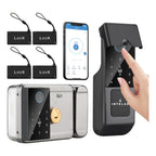 IntelarFechadura App Biometria Wifi Portão Externa Maçaneta Digital