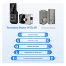 IntelarFechadura App Biometria Wifi Portão Externa Maçaneta Digital