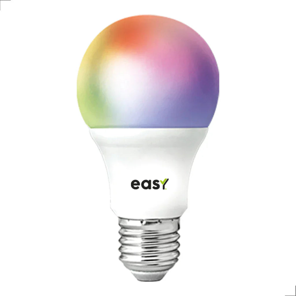 Lampadas Led Inteligente Smart RGB Colorida Wi-FI Bivolt E27 - Easy