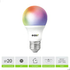 Lampadas Led Inteligente Smart RGB Colorida Wi-FI Bivolt E27 - Easy